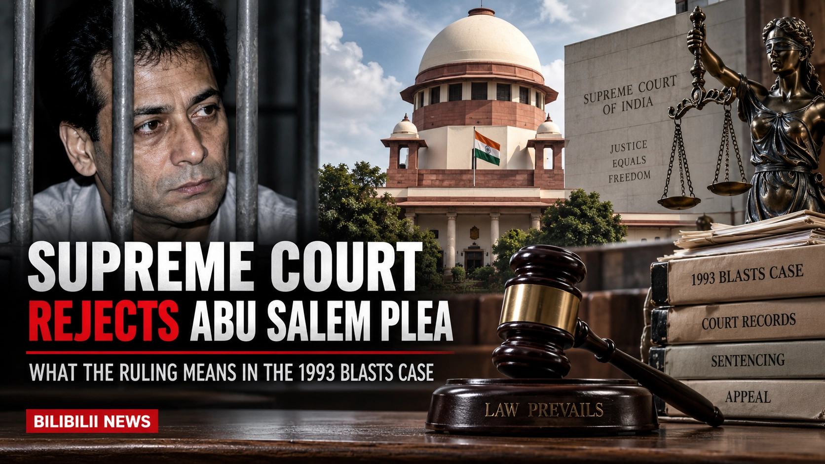 Bilibilii editorial thumbnail for Supreme Court Rejects Abu Salem’s Early-Release Plea — What the Court Said