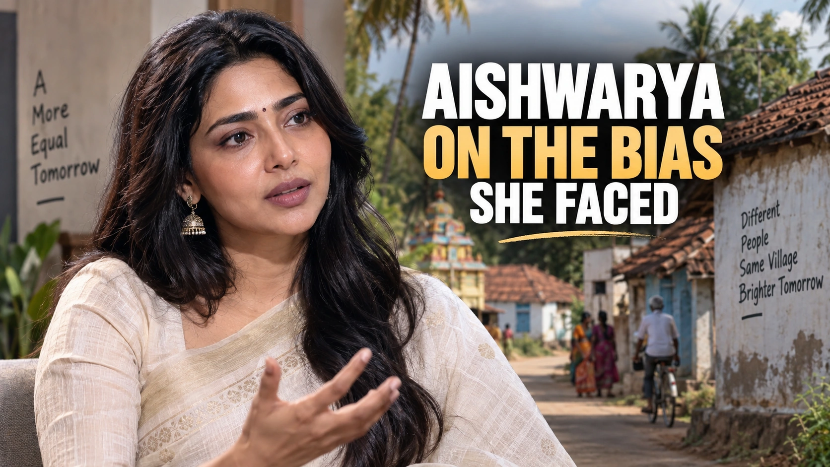 AISHWARYA LEKSHMI OPENS UP ABOUT CONFRONTING CASTEIST ATTITUDES IN RURAL TAMIL NADU