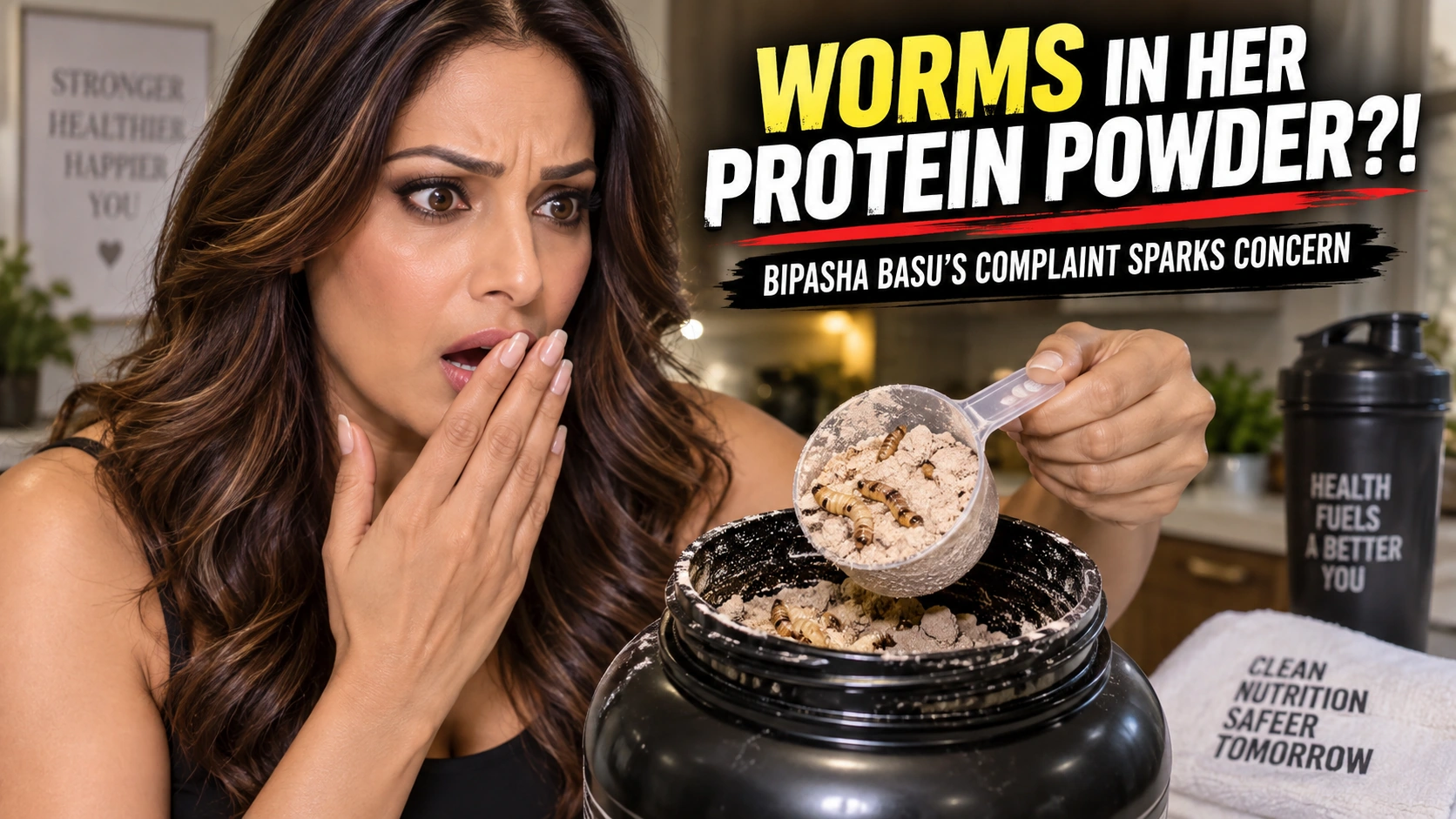 Worms in Her Protein Powder?! Bipasha’s Complaint Sparks Concern