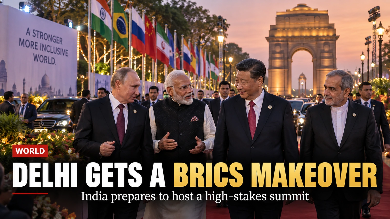 Delhi Gets a BRICS Makeover: What Changed Before Putin, Xi and Pezeshkian Arrived