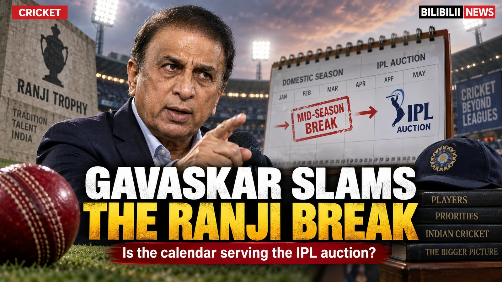 ‘Ranji Trophy Split for IPL Auction’: Why Sunil Gavaskar Is Angry With BCCI’s New Calendar
