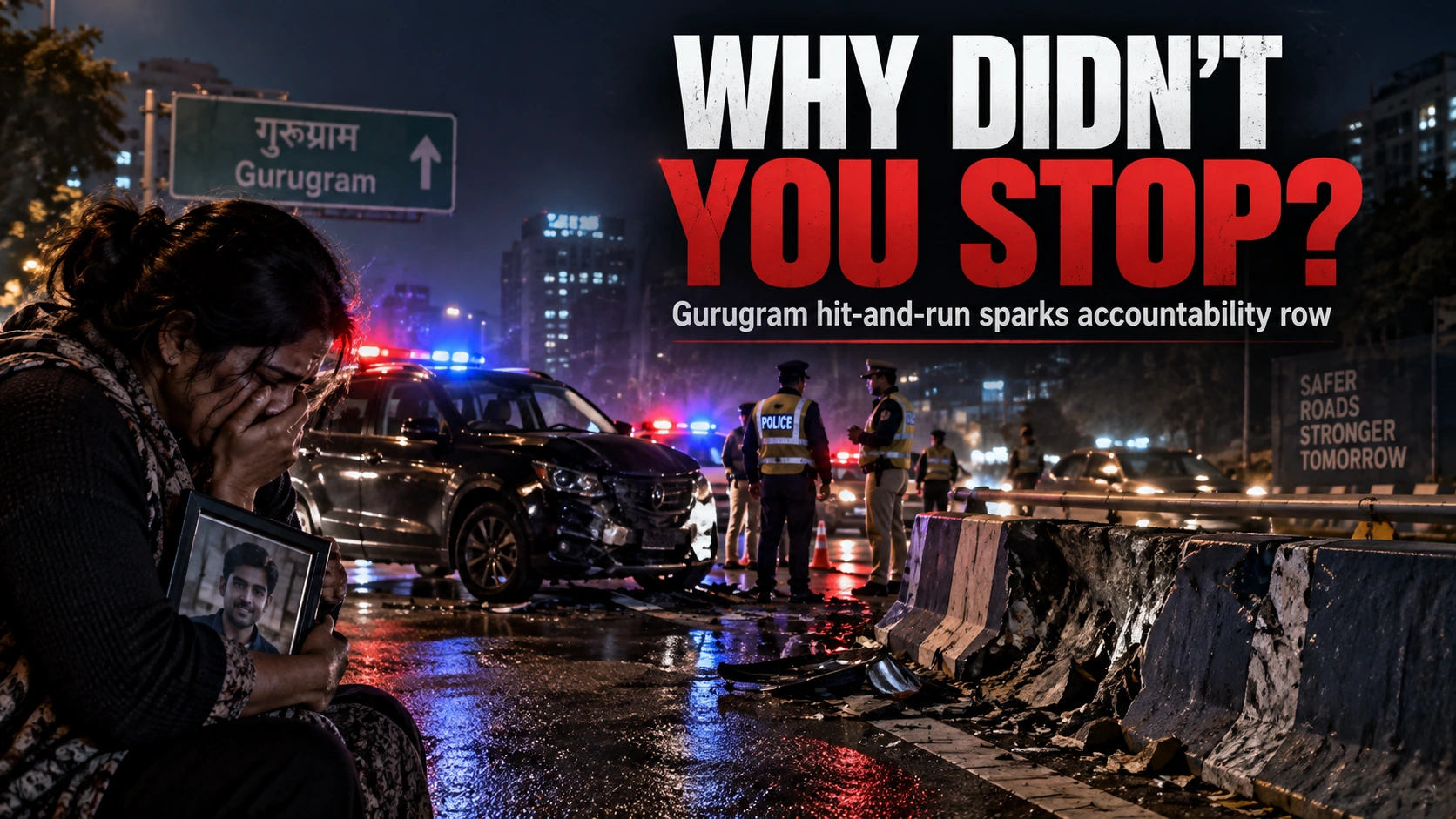 “Why Didn’t You Stop?” Gurugram Hit-and-Run Row Turns Into a Public Accountability Fight