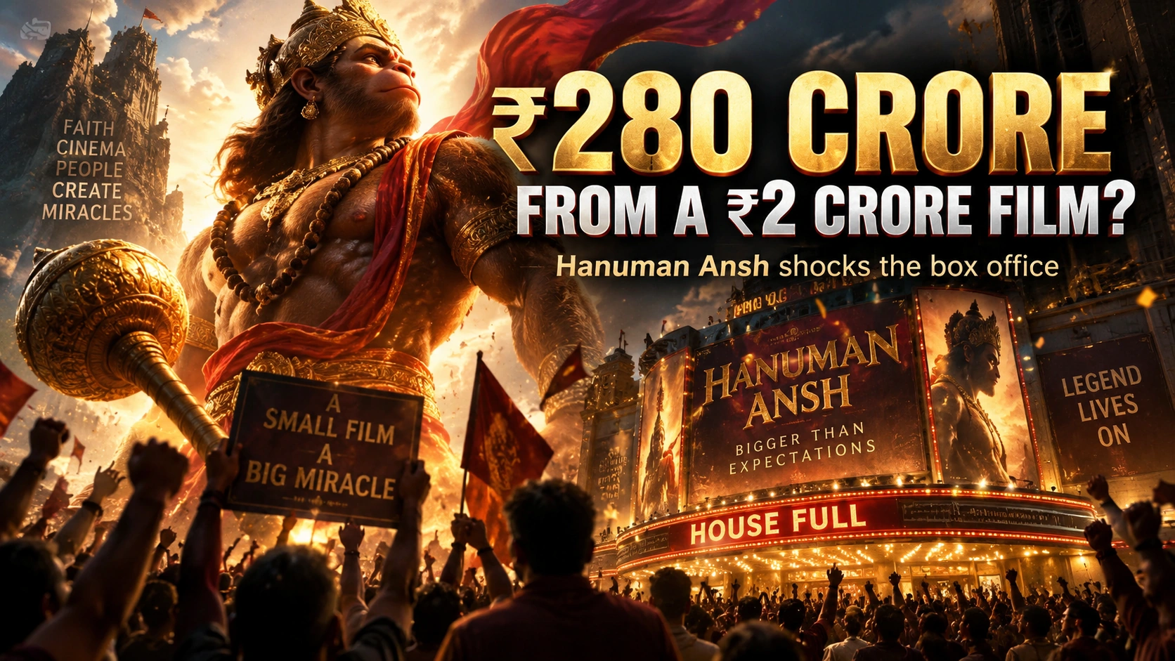 ₹280 Crore From a Tiny Budget? How Hanuman Ansh Became 2026’s Strangest Box-Office Story