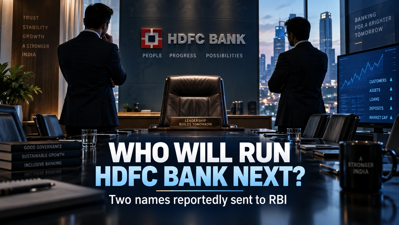 Who Will Run HDFC Bank Next? Two CEO Candidates Are Now With the RBI