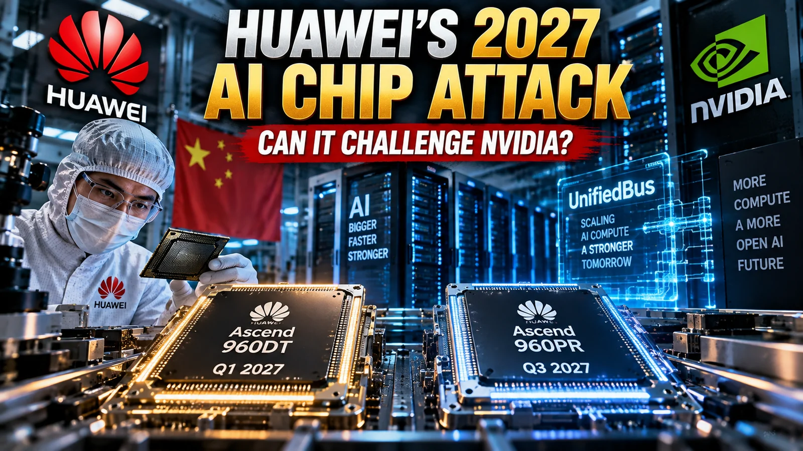Huawei’s 2027 AI Chip Attack: Can Ascend 960 Challenge Nvidia?