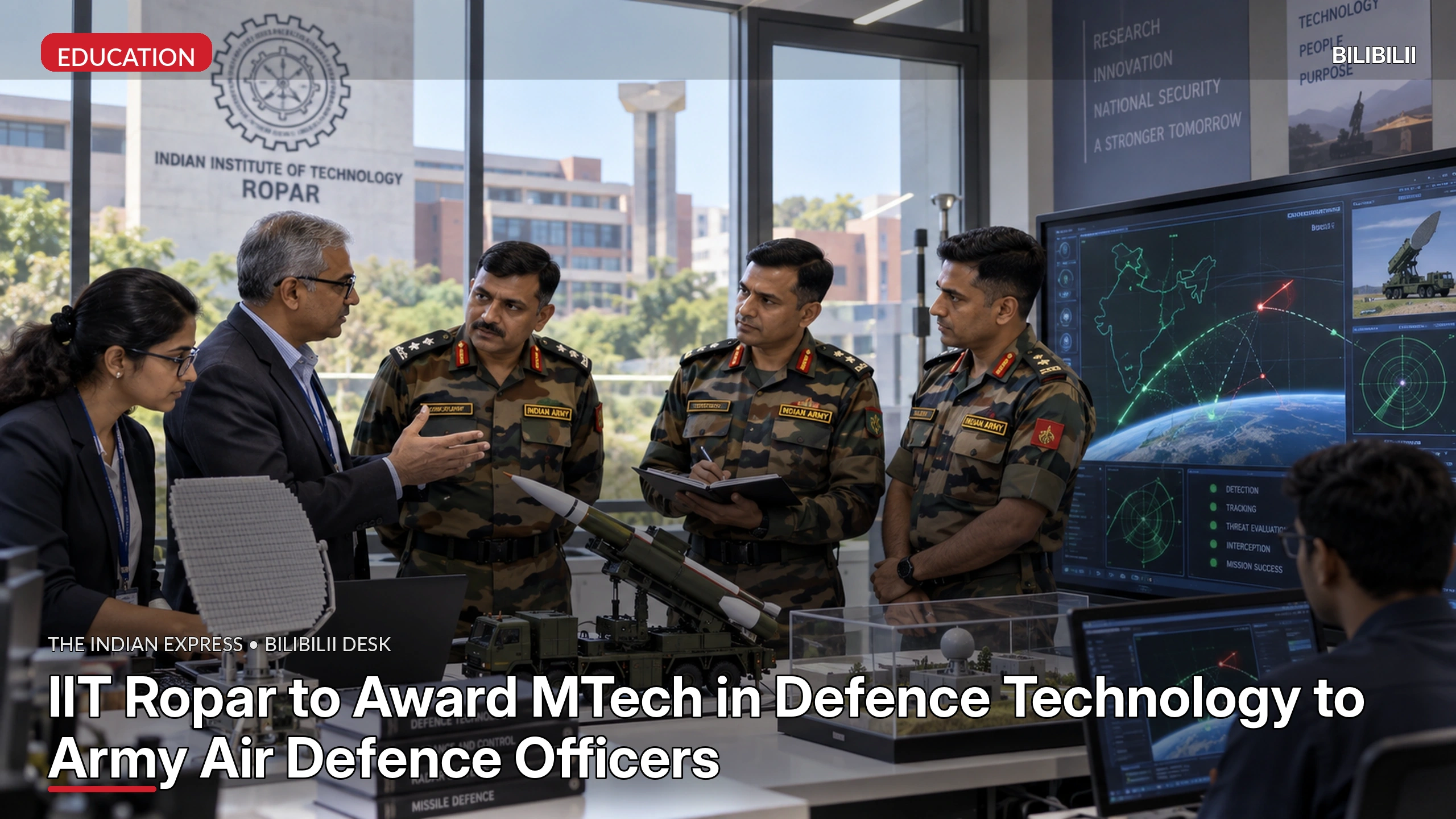 IIT ROPAR TO AWARD MTECH IN DEFENCE TECHNOLOGY TO ARMY AIR DEFENCE OFFICERS