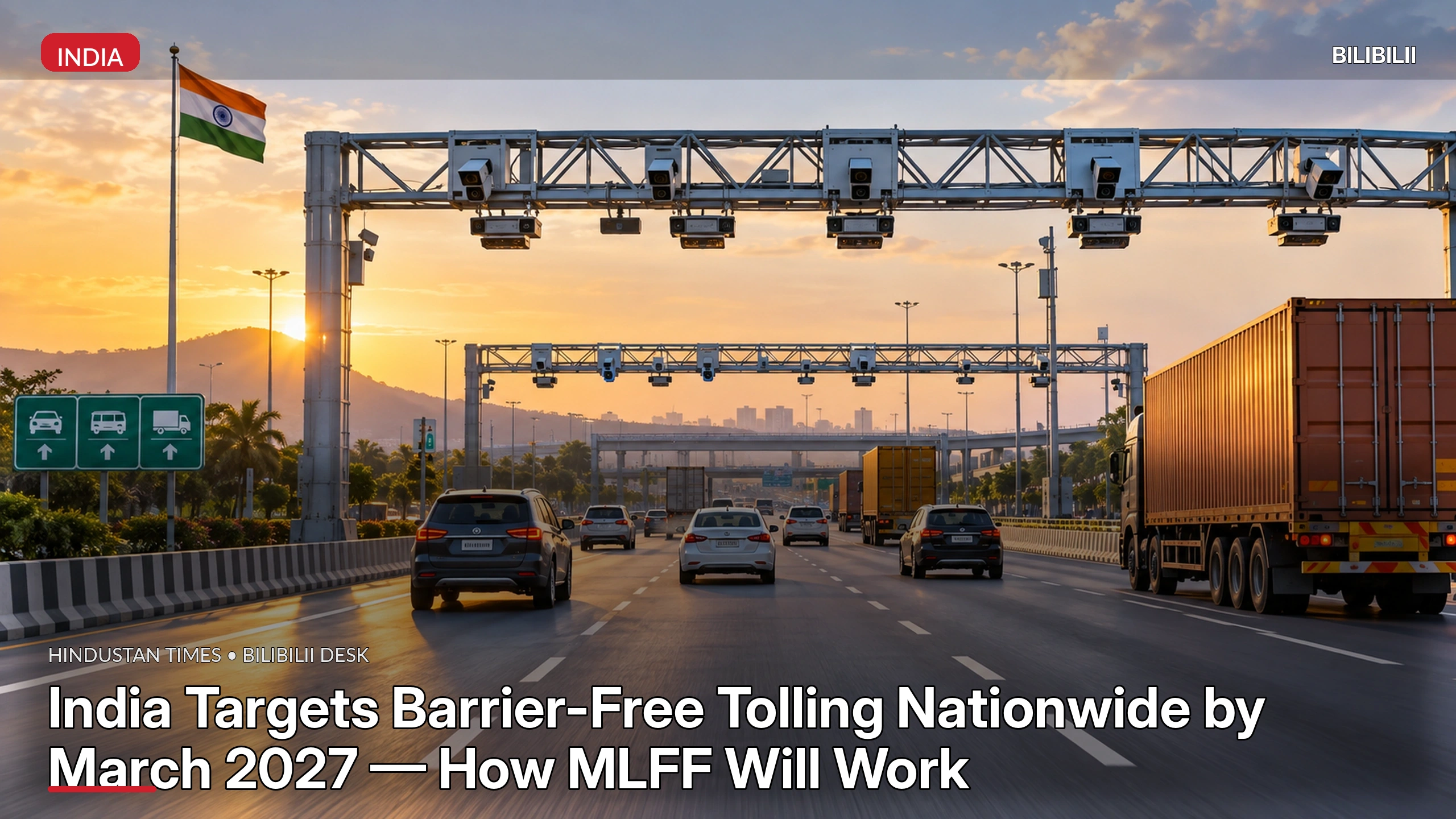 INDIA TARGETS BARRIER-FREE TOLLING NATIONWIDE BY MARCH 2027 — HOW MLFF WILL WORK
