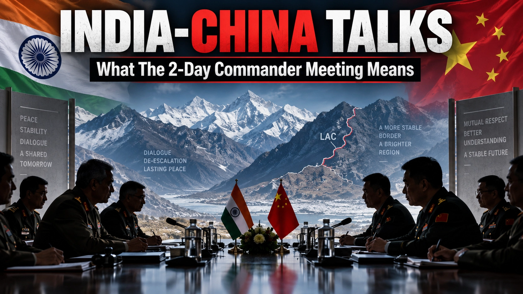 Bilibilii editorial graphic for: India-China Corps Commander Talks Ran for Two Days in Arunachal Sector: Why That Matters