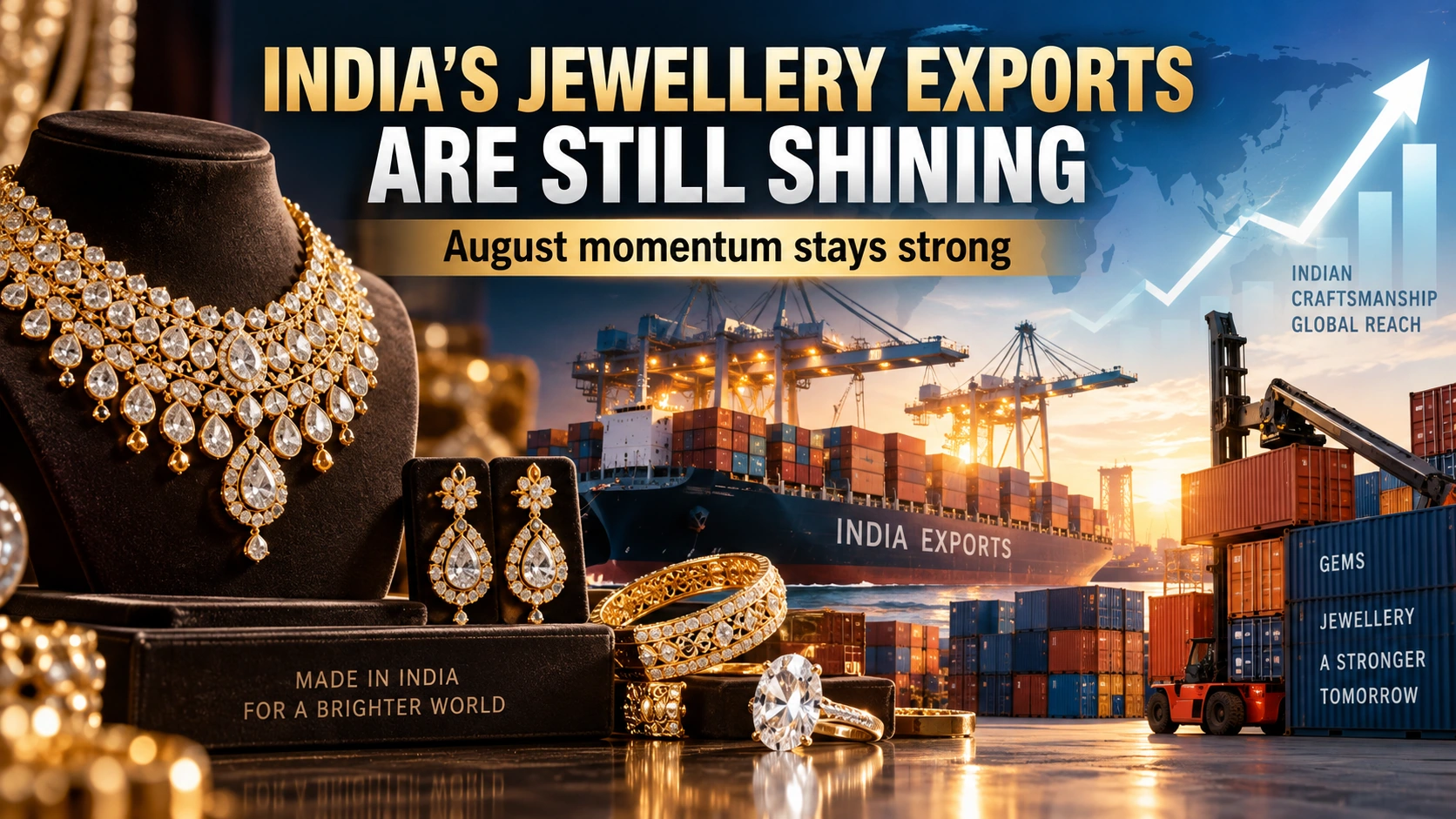 India’s Jewellery Exports Keep Rising — What Is Driving the August Momentum?