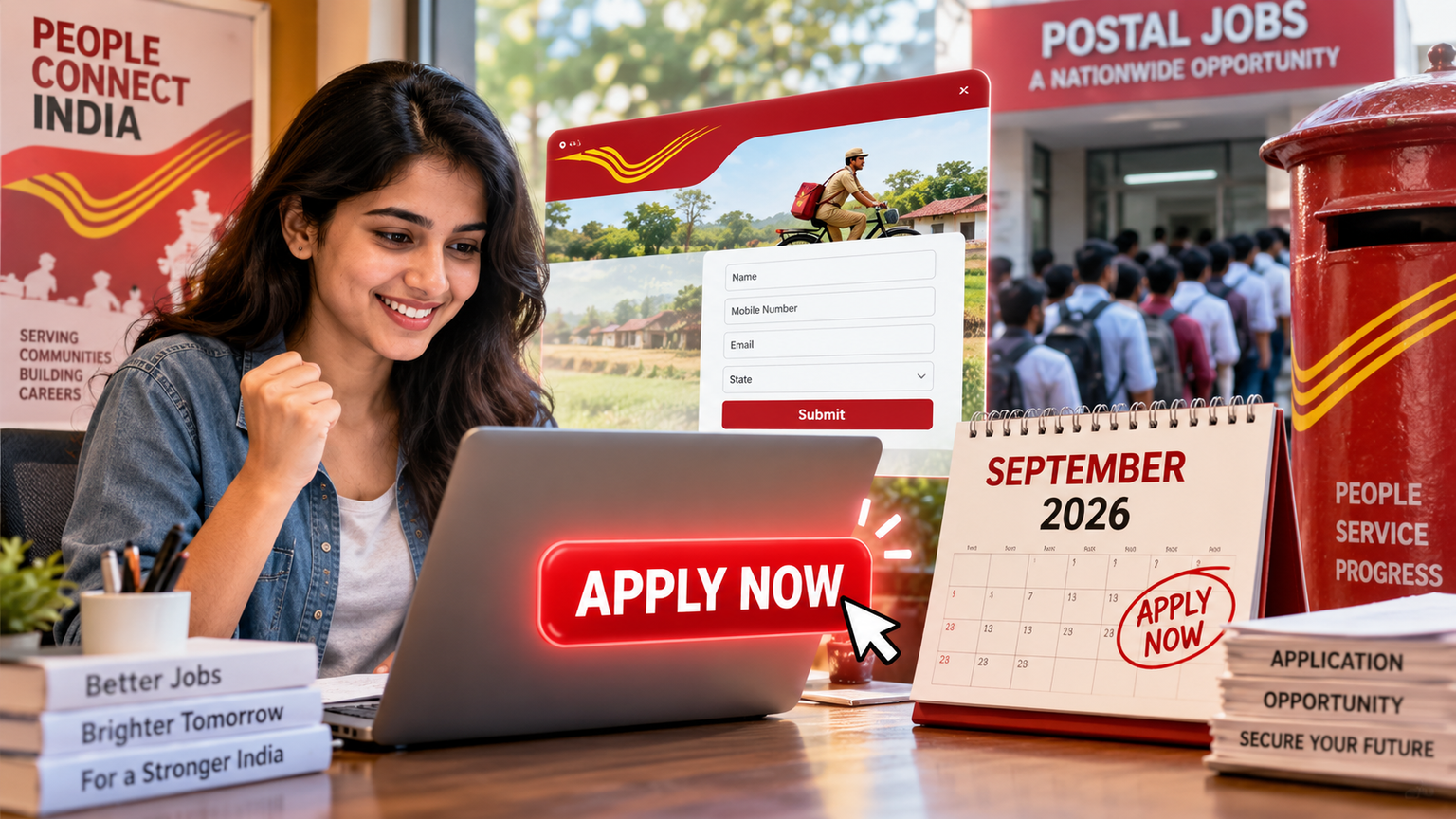 Editorial illustration for: India Post GDS Recruitment 2026 Is Live: The Two Deadlines Candidates Must Not Mix Up