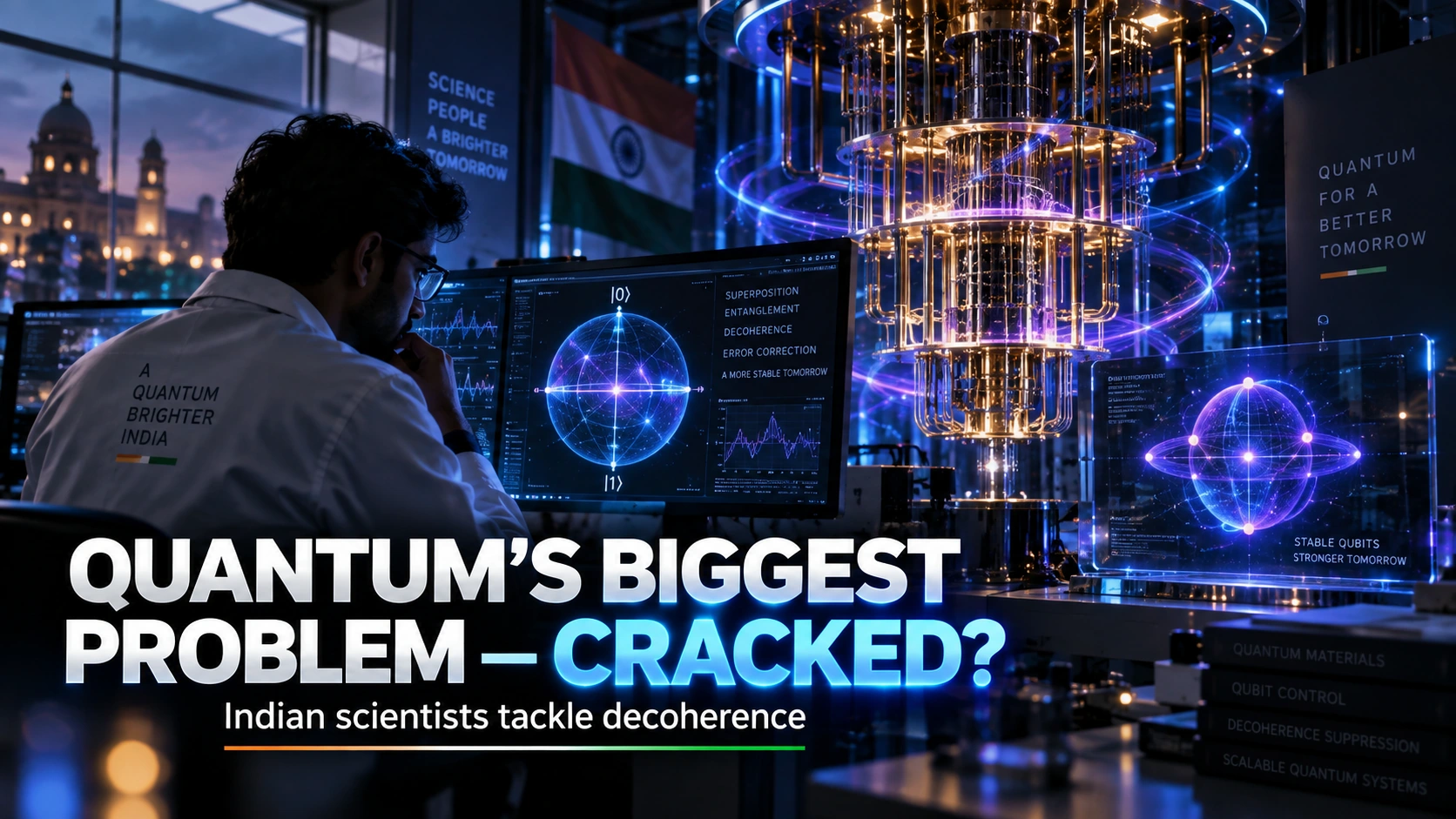 Quantum’s Biggest Problem — Did Indian Scientists Just Find a Smarter Way to Control It?
