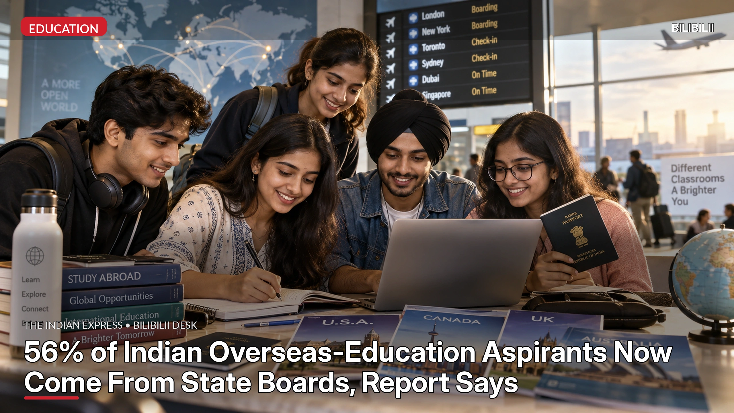 56% OF INDIAN OVERSEAS-EDUCATION ASPIRANTS NOW COME FROM STATE BOARDS, REPORT SAYS