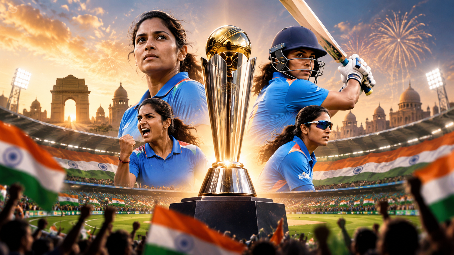 Editorial illustration for: India vs Bangladesh in Women’s Asia Cup Semi-Final: Why India Enter as the Team to Beat