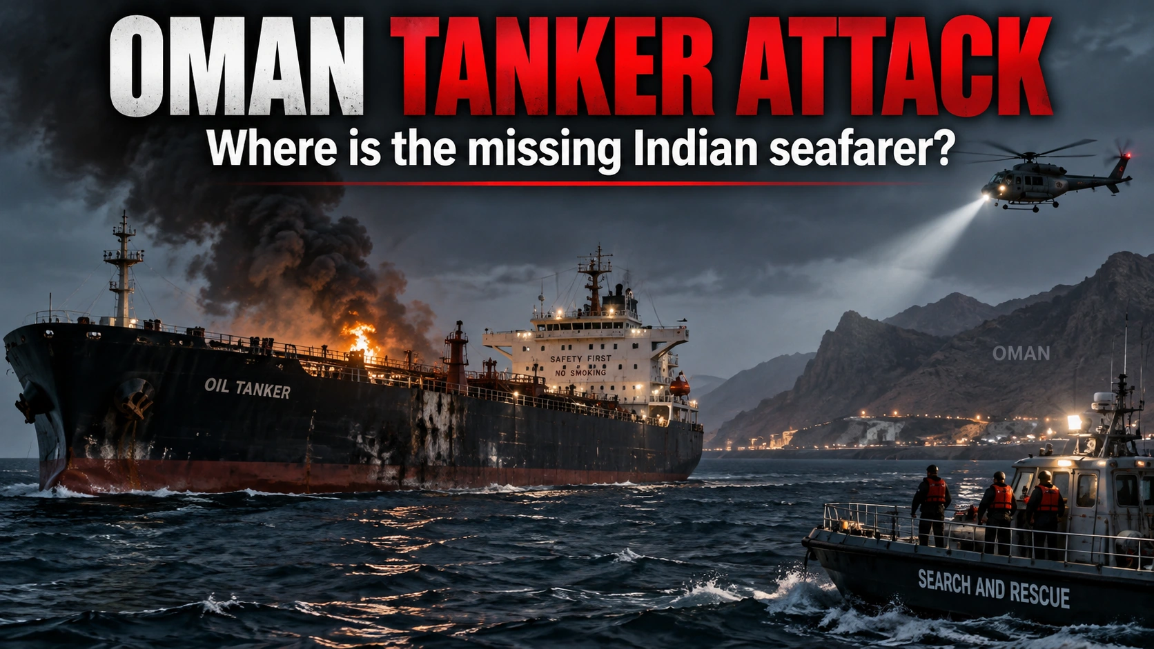 Indian Seafarer Missing After Tanker Attack Off Oman — Why Shipping Crews Face Growing Risk