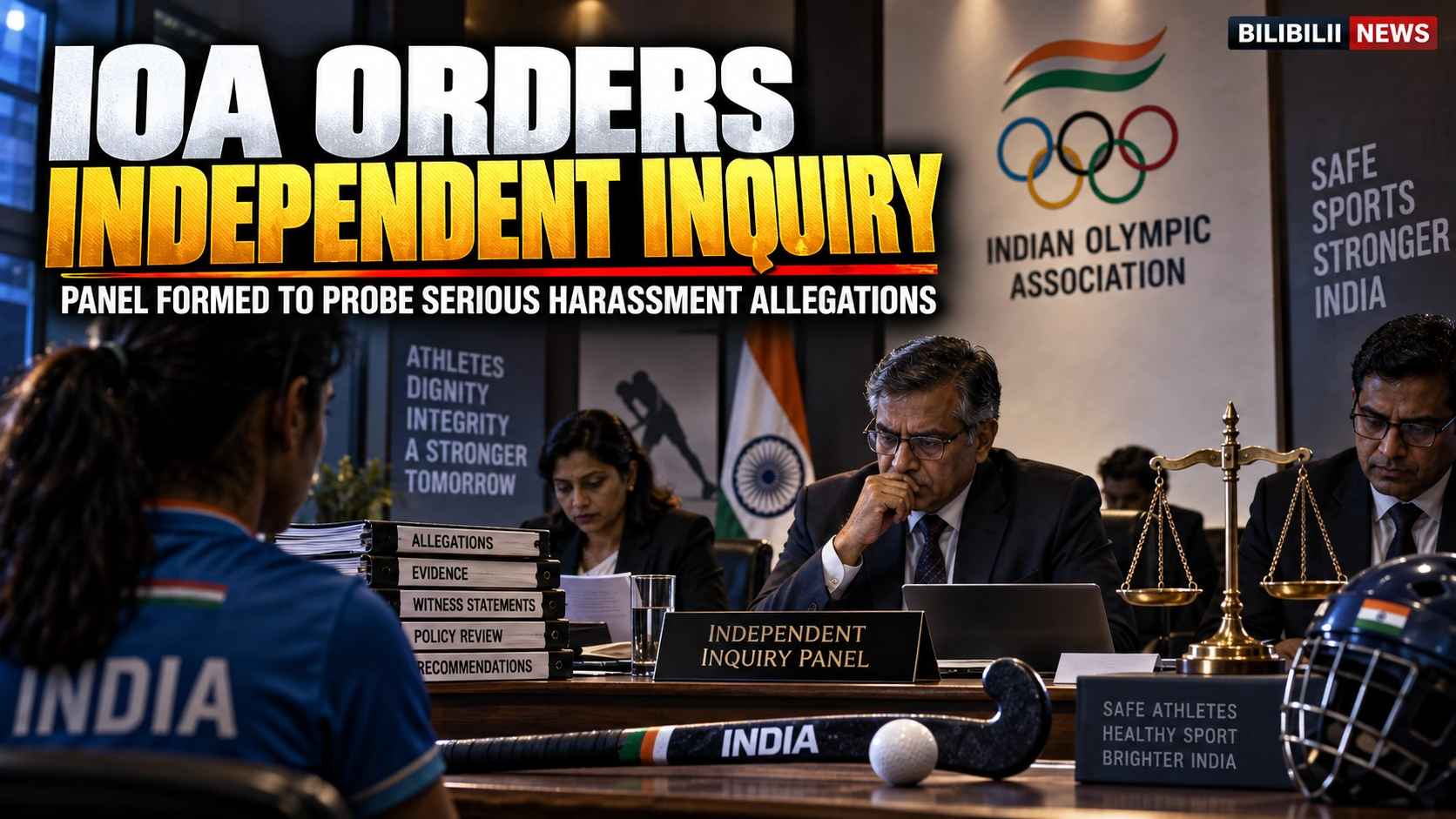 Bilibilii editorial thumbnail for IOA Forms Independent Panel to Probe Asunta Lakra’s Harassment Allegations — What Is Known