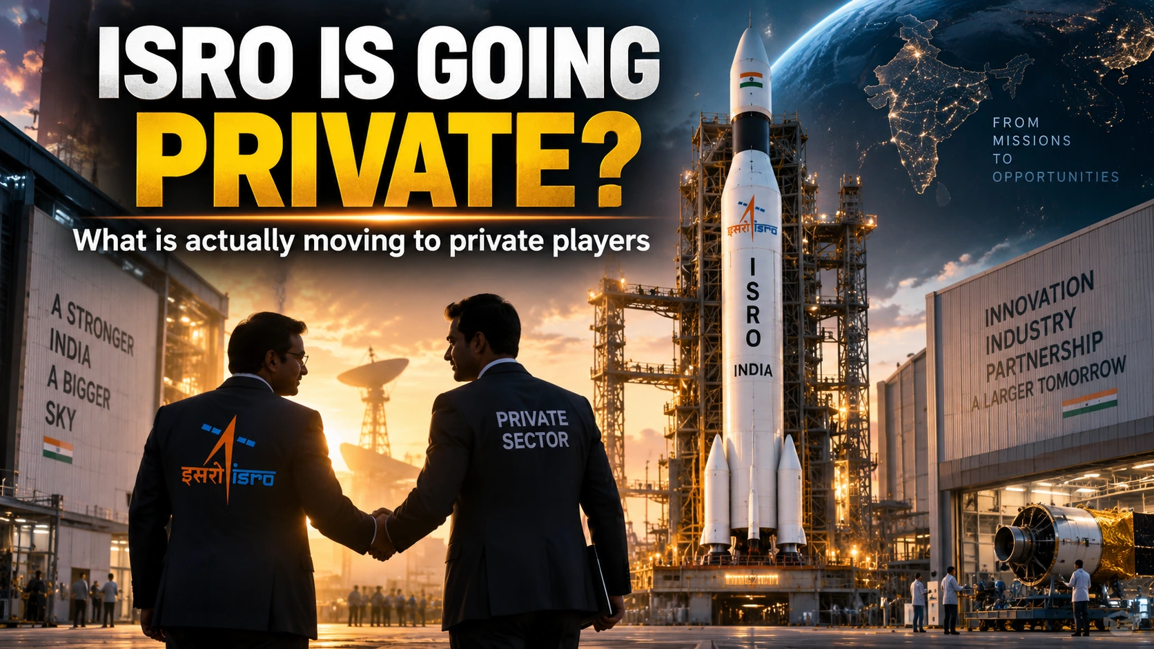 Is ISRO Really Going Private? What India’s Space Policy Actually Says