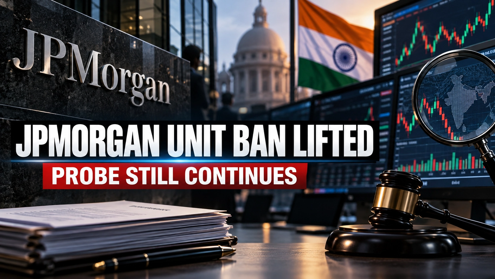 Bilibilii editorial thumbnail for India Lifts Trading Ban on JPMorgan Unit in Index-Manipulation Case — But the Probe Is Not Over