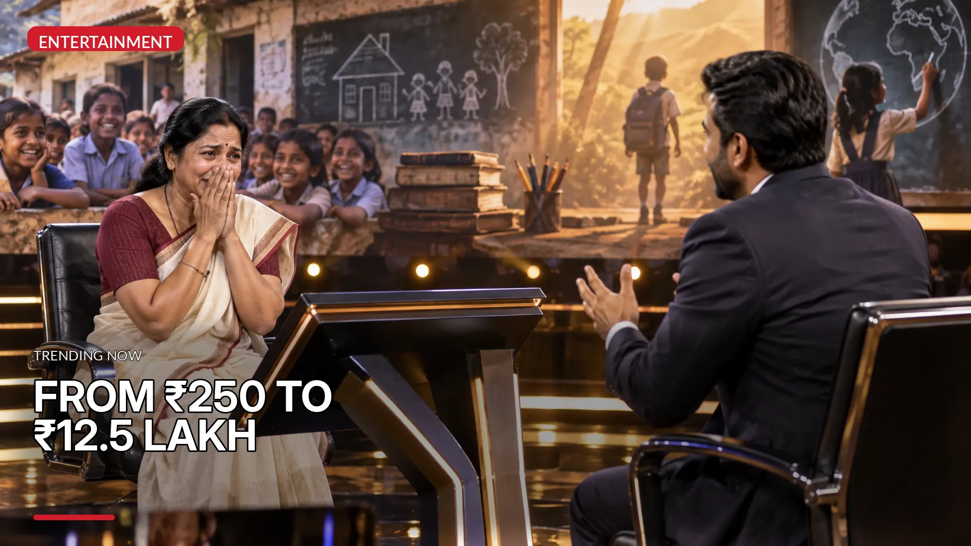 FROM A ₹250 SCHOOL DREAM TO KBC SPOTLIGHT: CONTESTANT WINS ₹12.5 LAKH