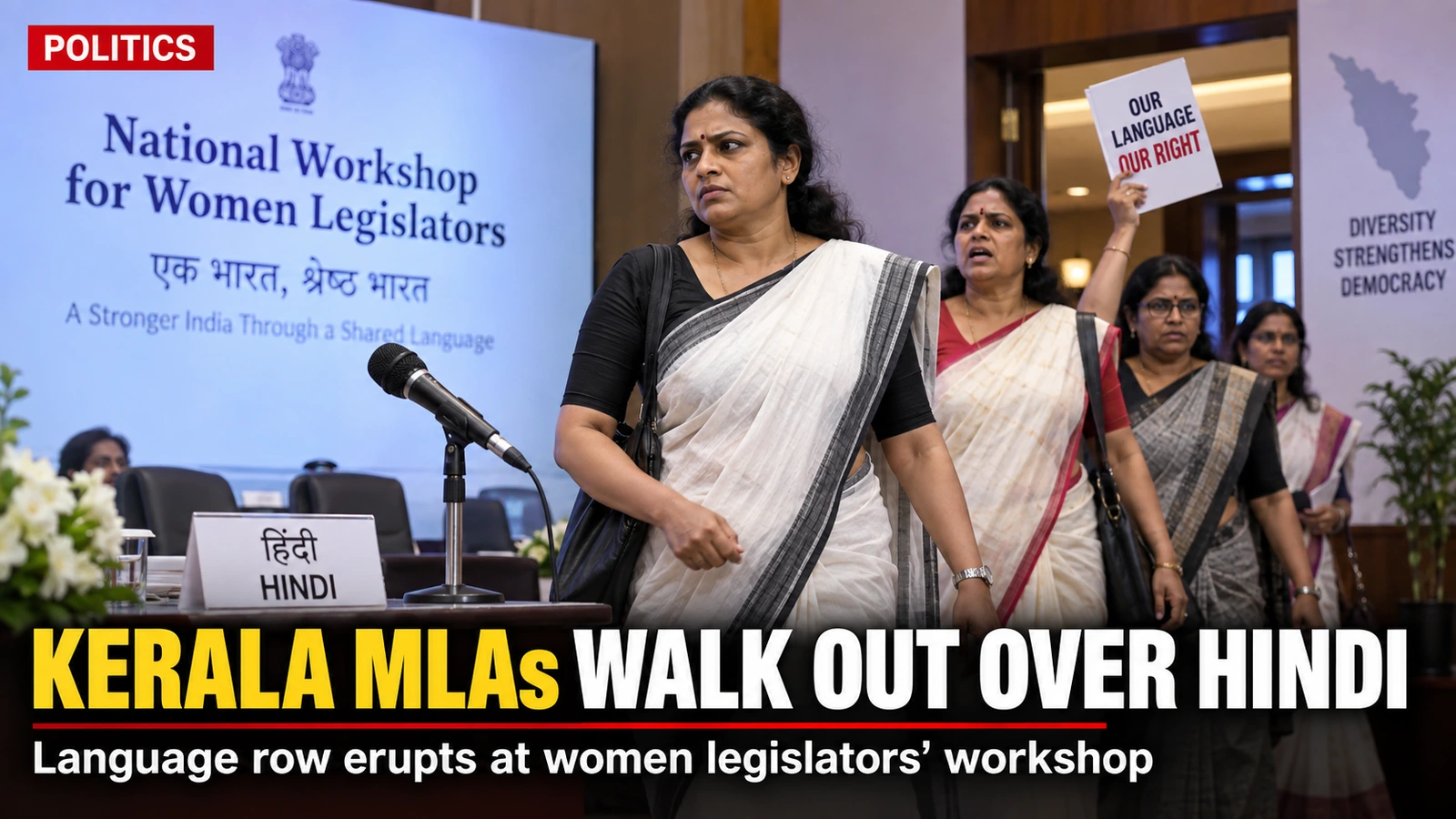 Kerala Women MLAs Walk Out Over Hindi at National Workshop: Why the Language Row Erupted