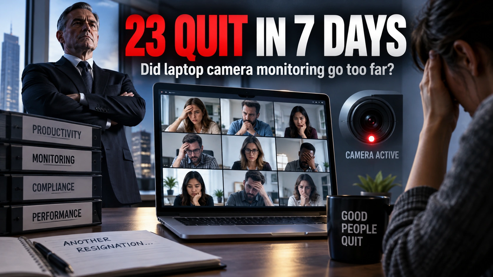 23 Quit in 7 Days — Did Camera Monitoring Push Remote Staff Too Far?