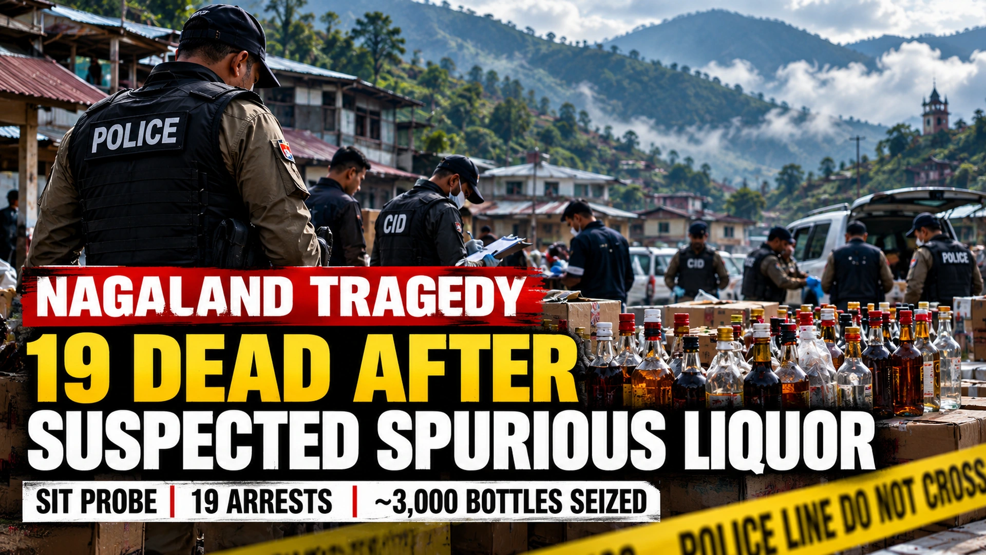 Nagaland police investigation after suspected spurious liquor deaths