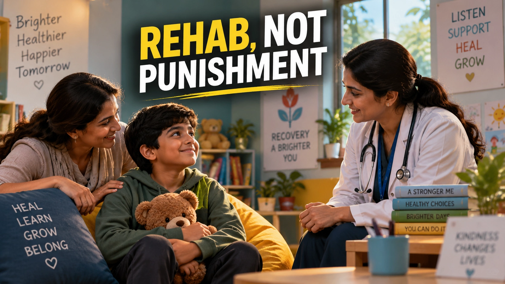 Bilibilii editorial thumbnail for NCPCR Wants Child-Friendly De-Addiction Wards — Why Punishment Is Being Replaced by Rehabilitation