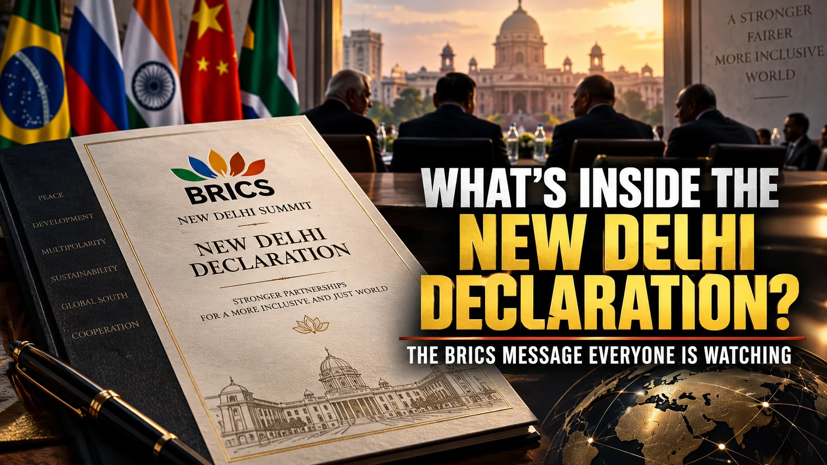 WHAT’S REALLY INSIDE THE NEW DELHI DECLARATION? THE BRICS MESSAGE THE WEST WILL NOTICE