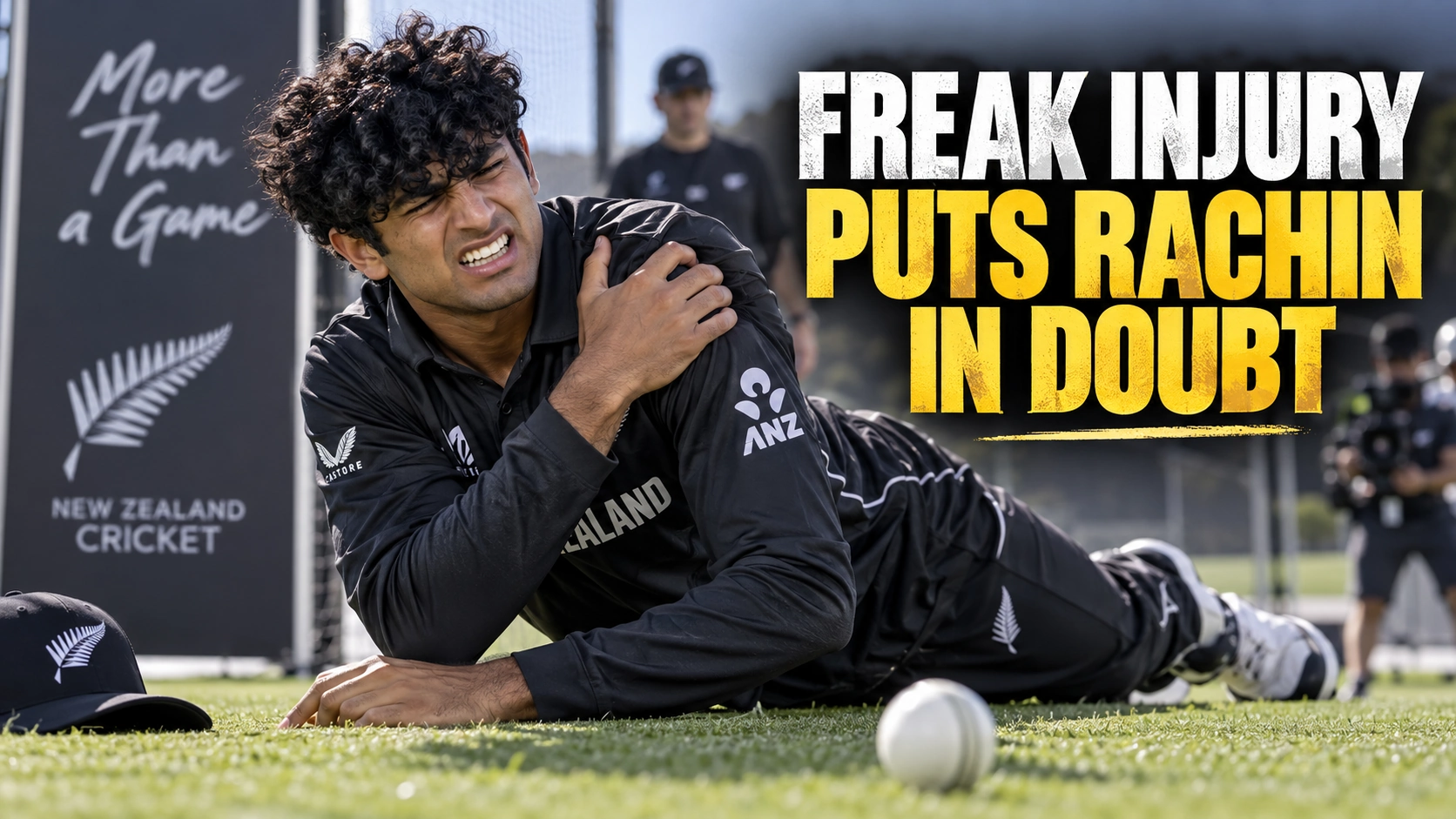 Rachin Ravindra Dislocates Shoulder During Ad Shoot — India Series Now Has a Major Question Mark
