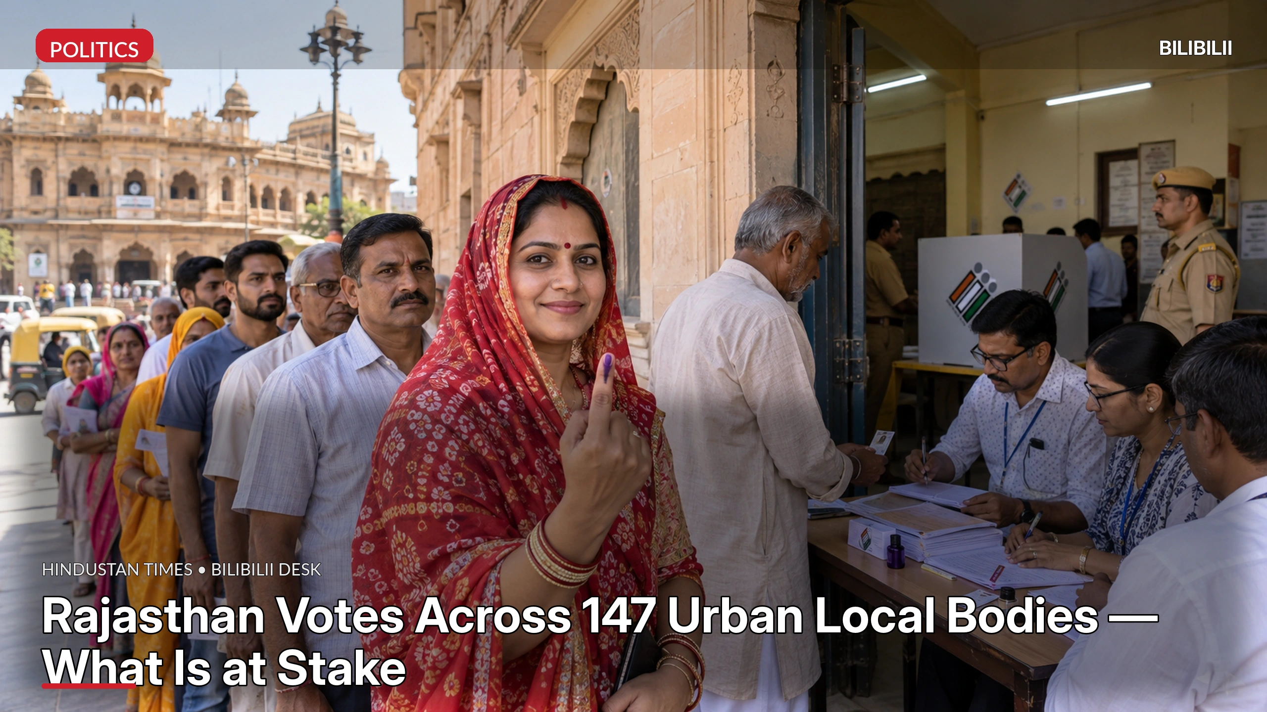 RAJASTHAN VOTES ACROSS 147 URBAN LOCAL BODIES — WHAT IS AT STAKE
