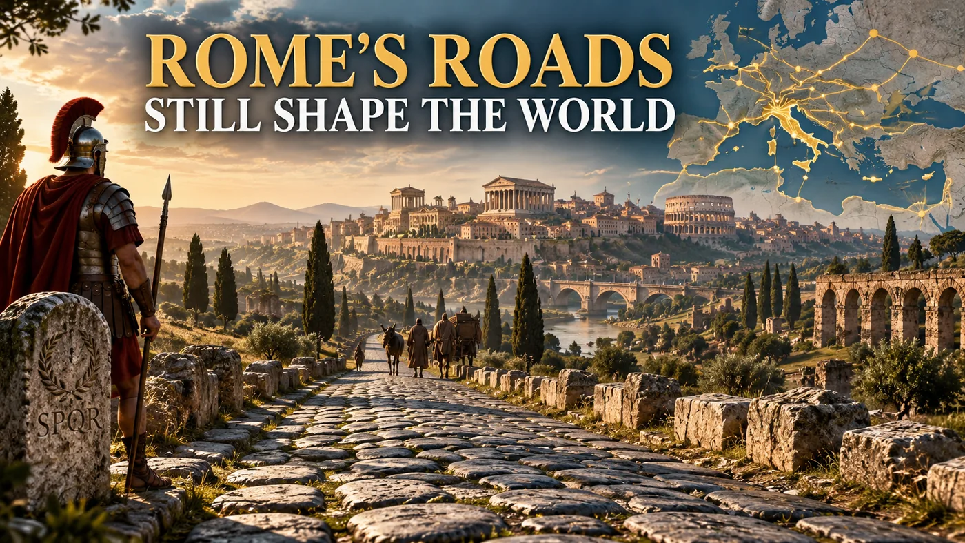 Rome’s Ancient Roads Still Shape the Modern World, New Study Suggests