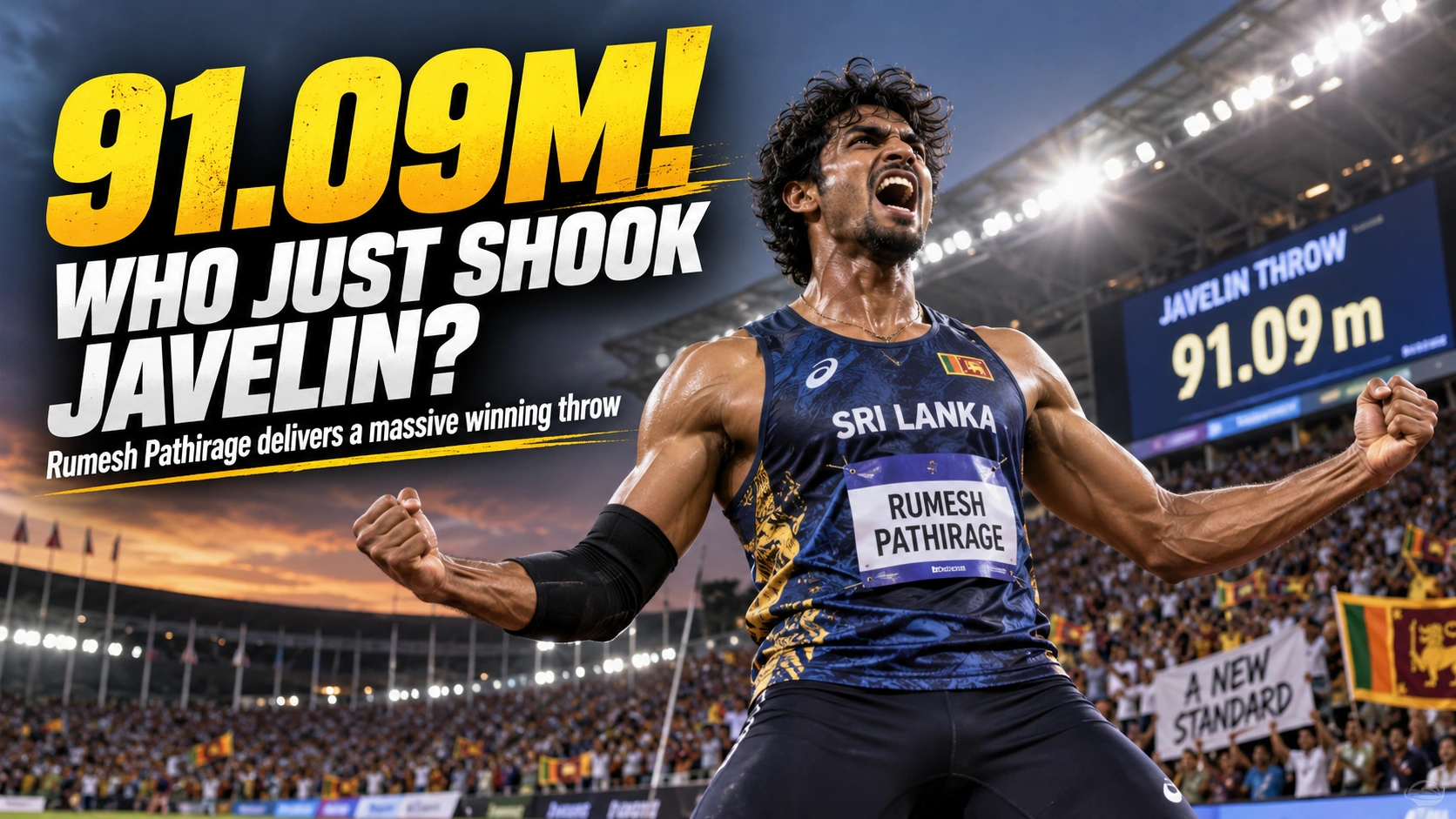 91.09m! Is Rumesh Pathirage Now the Man to Beat in World Javelin?
