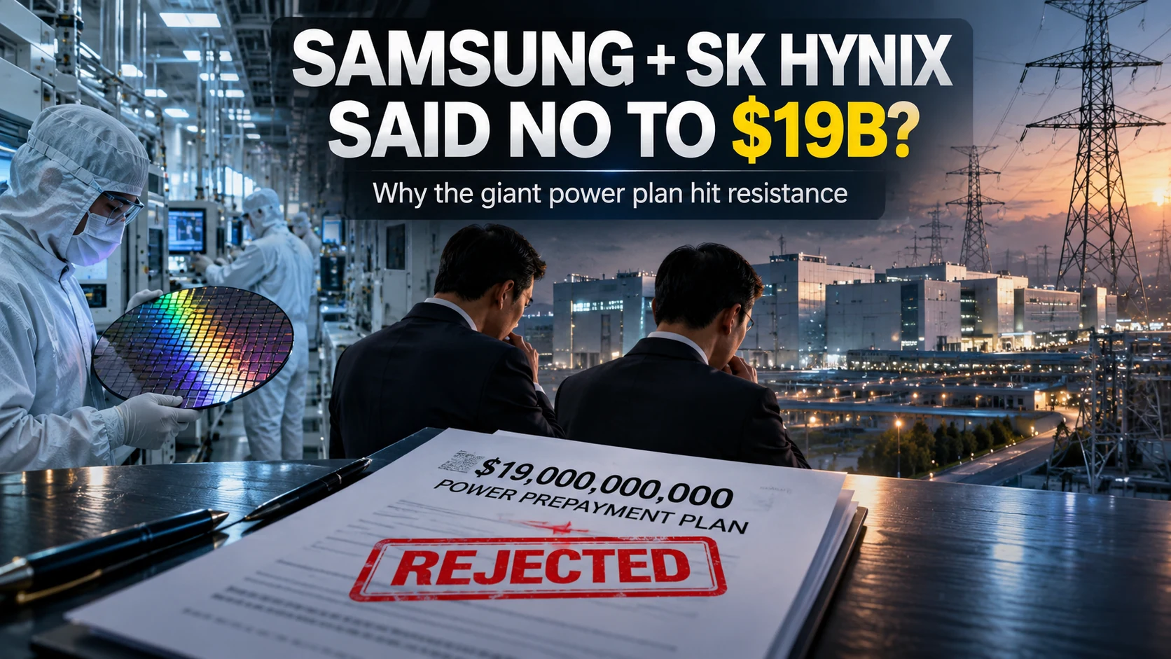 SAMSUNG + SK HYNIX SAID NO TO $19B?