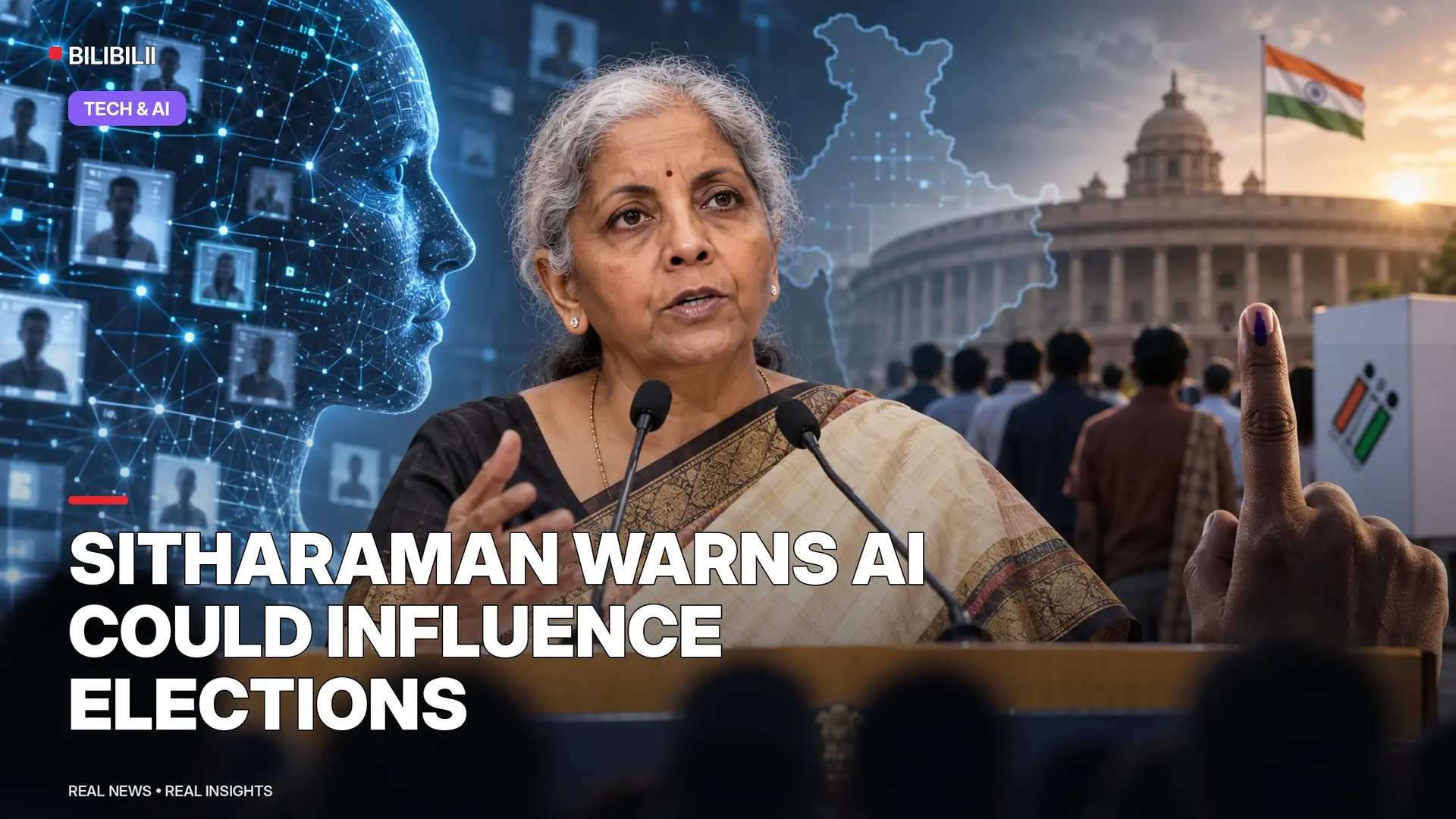 SITHARAMAN WARNS AI COULD INFLUENCE ELECTIONS WITHOUT VOTERS REALISING IT