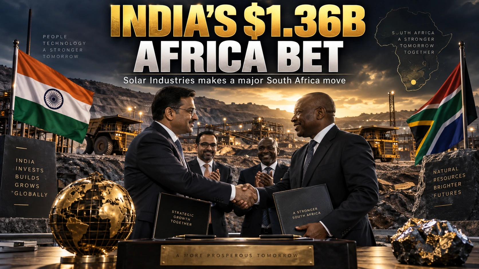India’s $1.36 Billion Africa Bet: Why Solar Industries Is Buying Omnia Holdings