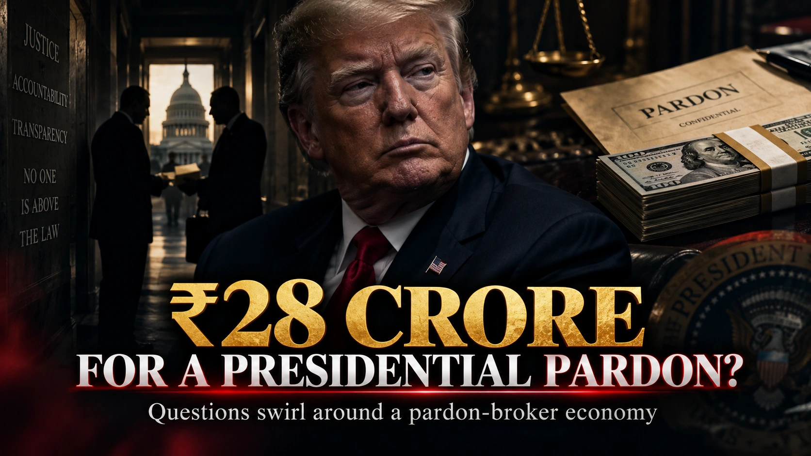 ₹28 Crore for a Presidential Pardon? Inside the Broker Economy Around Trump’s White House