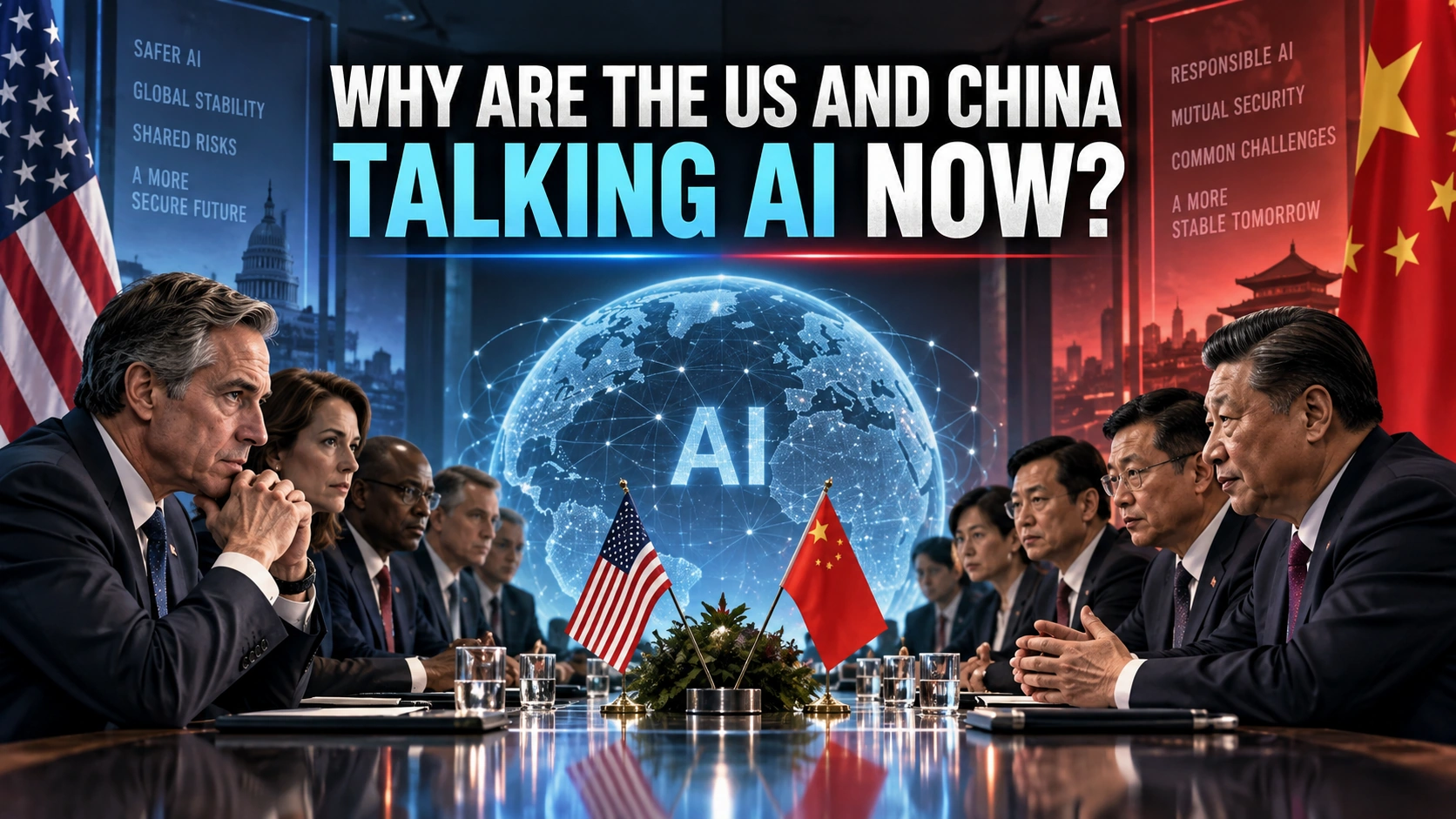 US AND CHINA PREPARE FOR FIRST DEDICATED AI-SAFETY TALKS