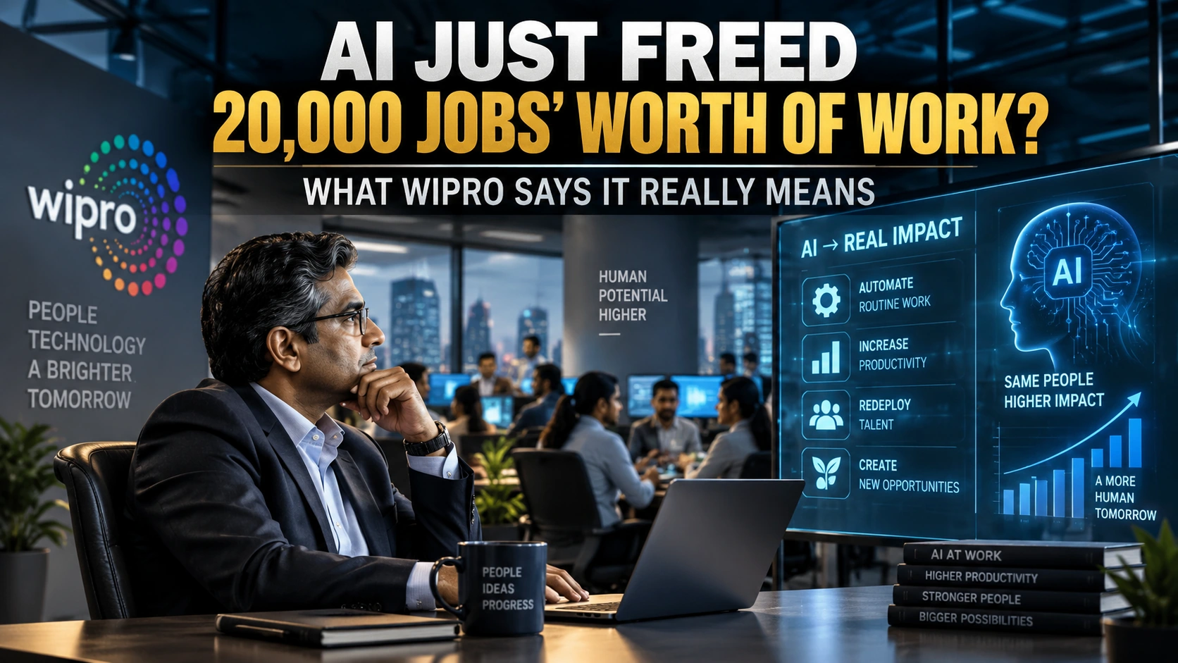 Did AI Really Free 20,000 Jobs’ Worth of Work at Wipro?