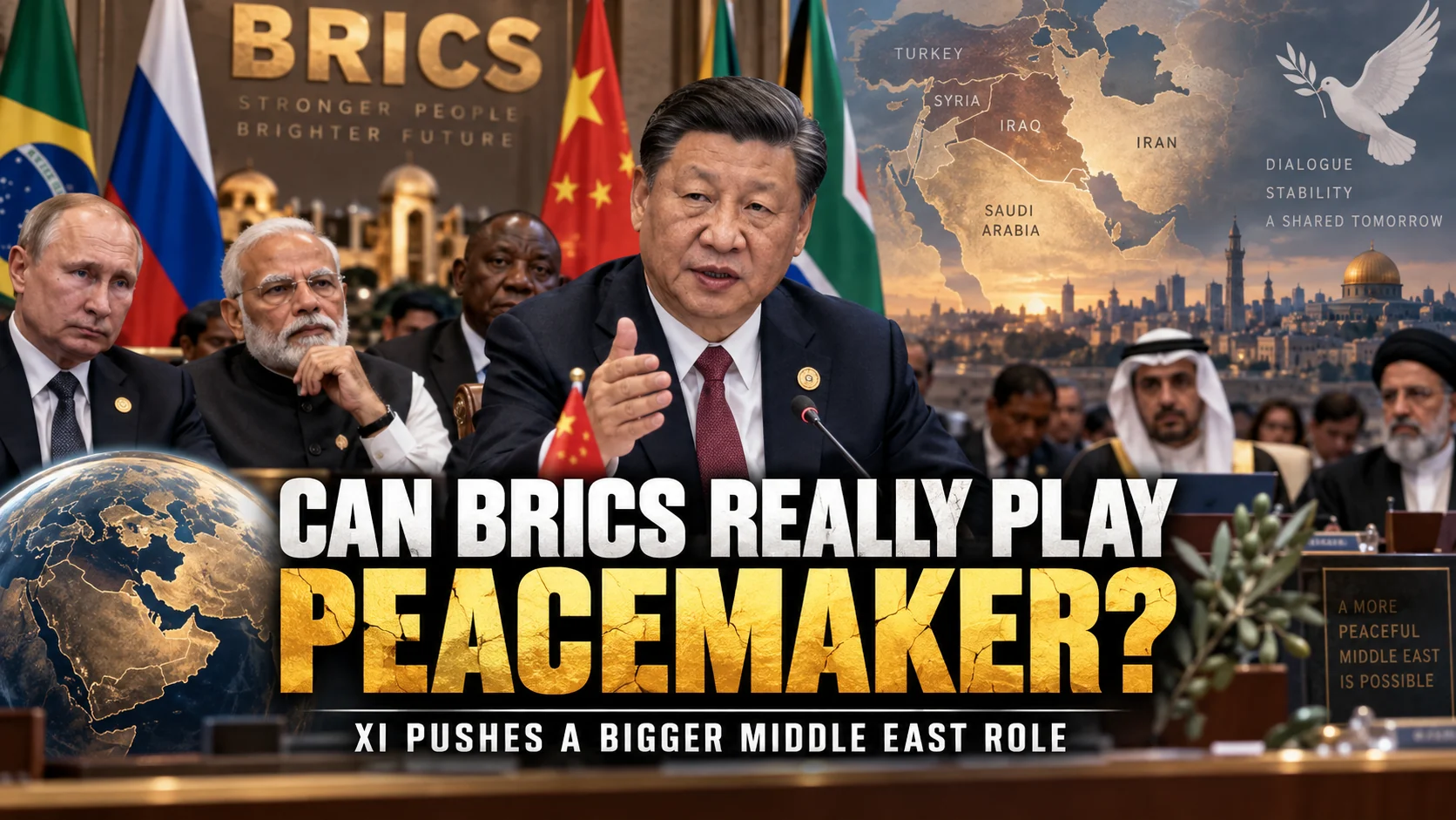 XI WANTS BRICS TO PLAY PEACEMAKER IN THE MIDDLE EAST — BUT DOES THE BLOC HAVE THAT POWER?