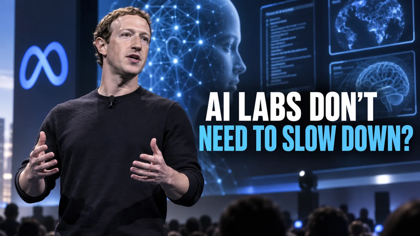 Zuckerberg Pushes Back on AI Slowdown Calls — Is Big Tech Splitting on Safety?